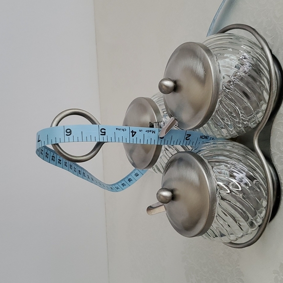 Winchester Three-jar Condiment Server with Spoons - Picture 11 of 11